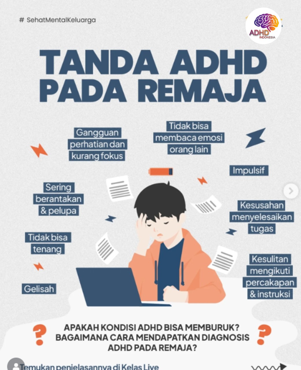 Screening ADHD Non-Diagnostik: Edukasi Awal bagi Orang Tua di Kabupaten Kutai Barat
